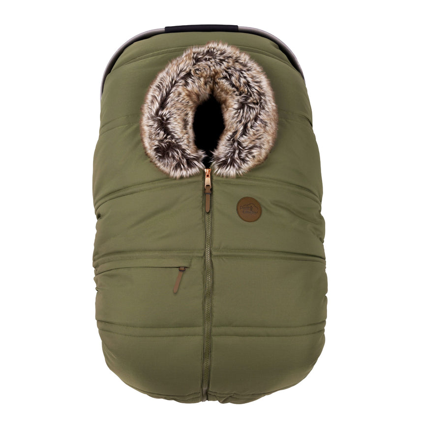 Housse d’hiver pour siège d’auto - Kaki-Petit Coulou-COU-PC7015-CLÉMENT