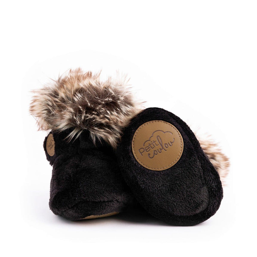 Bottines d'hiver pour bébé Onyx Noir 0-6mois-Petit Coulou-COU-PCB7521-CLÉMENT