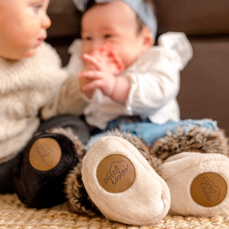 Bottines d'hiver pour bébé Crème 0-6mois-Petit Coulou-COU-PCB7522-CLÉMENT