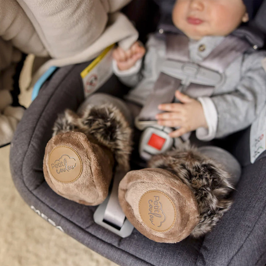 Bottines d'hiver pour bébé Moka 6-12mois-Petit Coulou-COU-PCB7560-CLÉMENT
