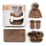 Coffret-cadeau Hiver (4 accessoires) Moka 0-6mois-Petit Coulou-COU-PCCC7400-CLÉMENT