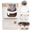 Coffret-cadeau Hiver (4 accessoires) Crème 0-6mois-Petit Coulou-COU-PCCC7402-CLÉMENT