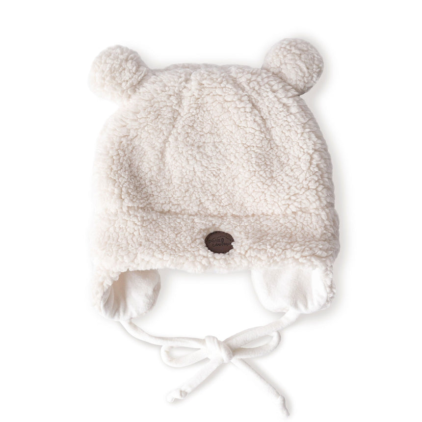 Coffret-cadeau Ourson pour bébé (4 accessoires) - Sherpa Crème-Petit Coulou-COU-PCCC7403-CLÉMENT