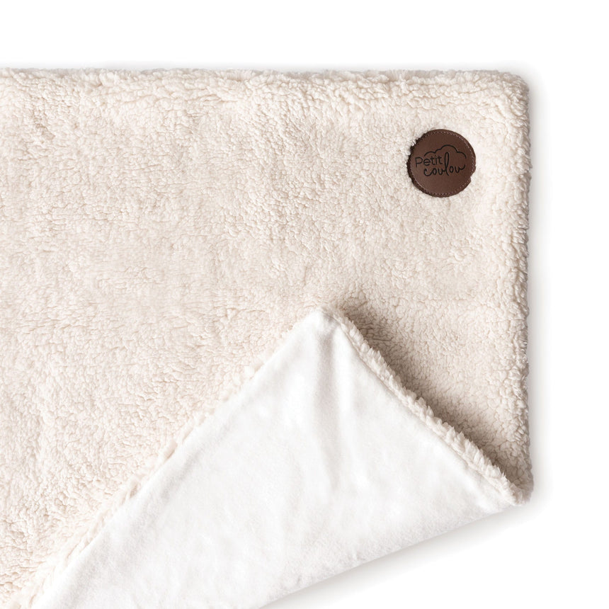 Coffret-cadeau Ourson pour bébé (4 accessoires) - Sherpa Crème-Petit Coulou-COU-PCCC7403-CLÉMENT