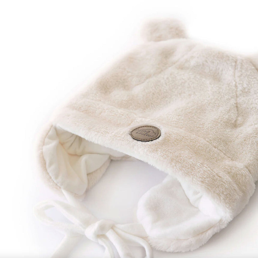 Coffret-cadeau Ourson pour bébé (4 accessoires) - Crème 0-6m-Petit Coulou-COU-PCCC7405-CLÉMENT
