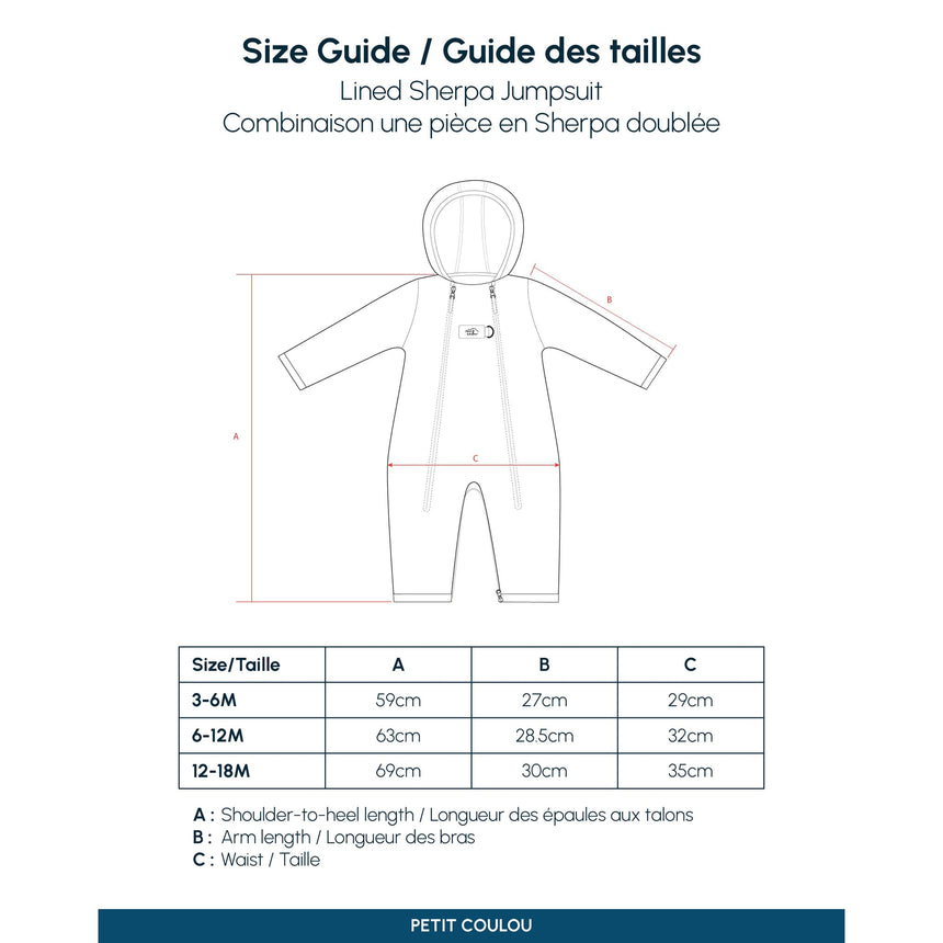Combinaison Sherpa Crème 3-6mois-Petit Coulou-COU-PCCS9302-CLÉMENT