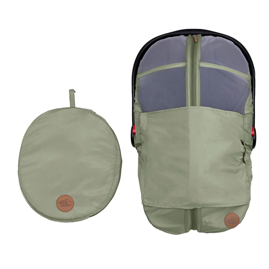 Housse avec protection UV pour coquille de bébé - Sauge-Petit Coulou-COU-PCE7205-CLÉMENT