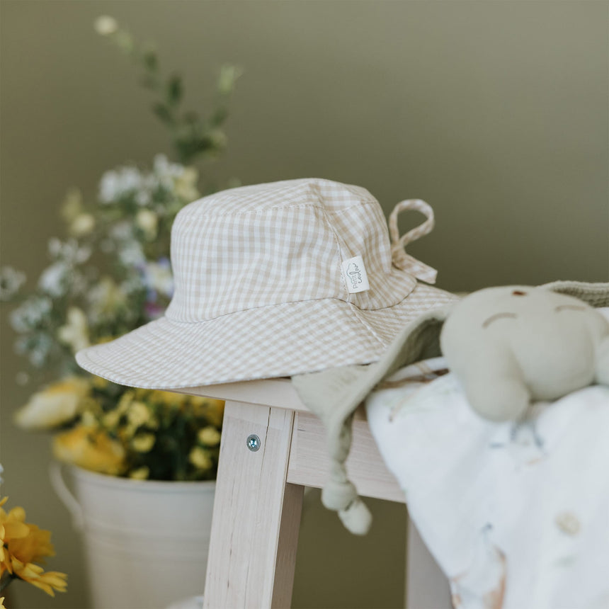 Chapeau UV 0-6m - Crème et Beige-Petit Coulou-COU-PCEC7240-CLÉMENT