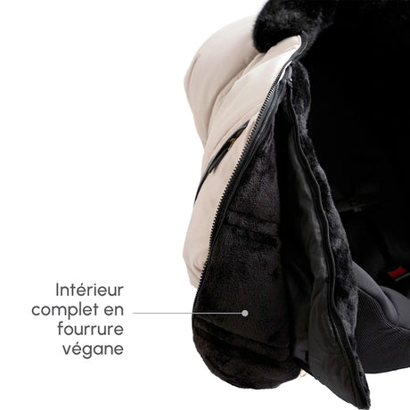 Housse 3 saisons pour siège d'auto & Fond isolant - Ensemble de Luxe Noir Éclipse-Petit Coulou-COU-PCMH7150-CLÉMENT