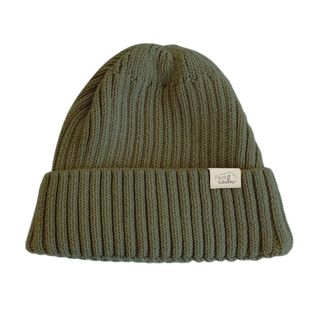 Tuque Tricot 0-12mois Kaki-Petit Coulou-COU-PCT0755-CLÉMENT