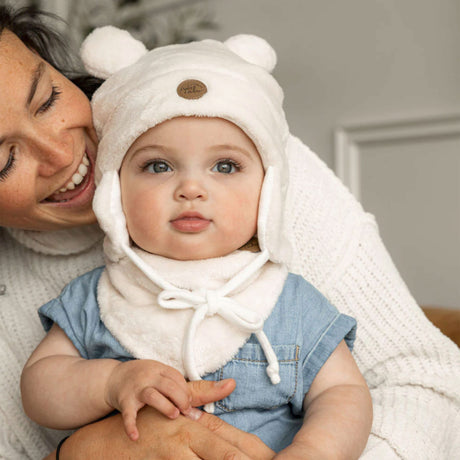 Tuque Ourson Crème 0-6mois-Petit Coulou-COU-PCTM7038-CLÉMENT