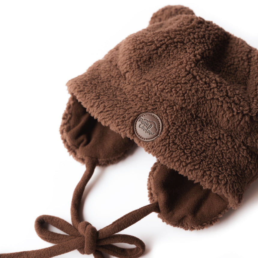 Tuque Ourson Sherpa Brun 0-6mois-Petit Coulou-COU-PCTS7040-CLÉMENT