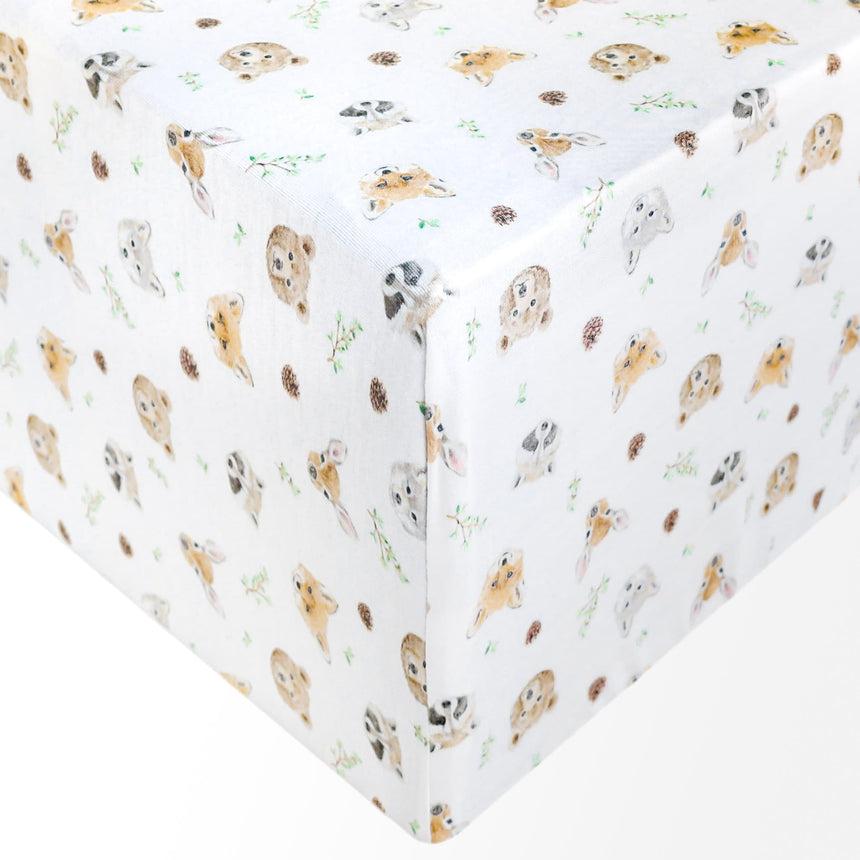Drap Contour pour Lit de Bébé - Forêt-Copper Pearl-CPL-CPCRSH0252NS-CLÉMENT