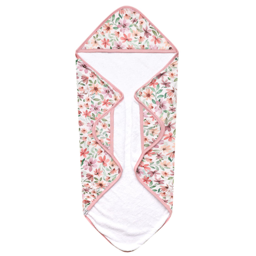 Serviette de Bain - Fleurs Natalie-Copper Pearl-CPL-CPHDTW0256NS-CLÉMENT
