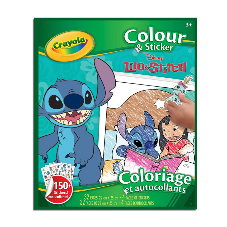 Coloriage Et Autocollants Lilo et Stitch-Crayola-CRL-04-3982-CLÉMENT