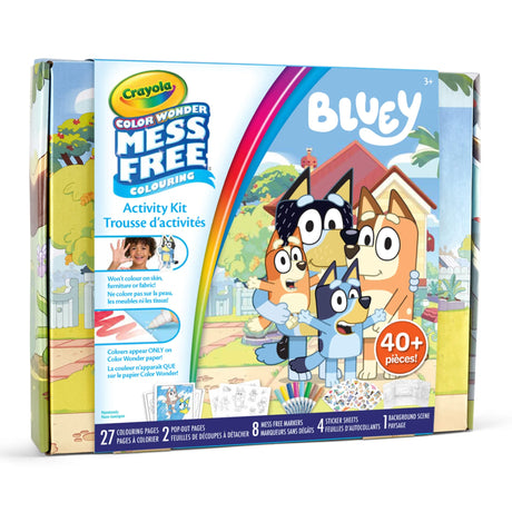 Trousse D'Activités Crayola Sans Dégats Bluey-Crayola-CRL-75-1863-CLÉMENT