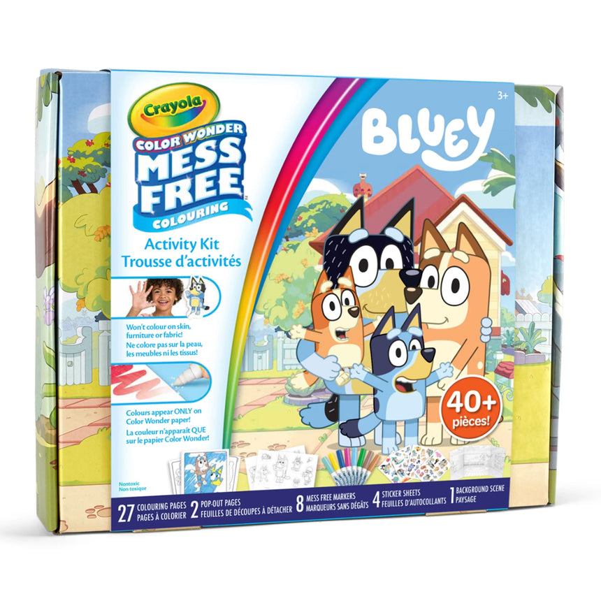 Trousse D'Activités Crayola Sans Dégats Bluey-Crayola-CRL-75-1863-CLÉMENT