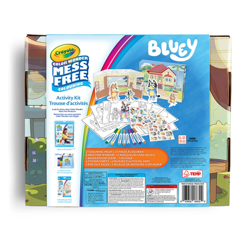 Trousse D'Activités Crayola Sans Dégats Bluey-Crayola-CRL-75-1863-CLÉMENT