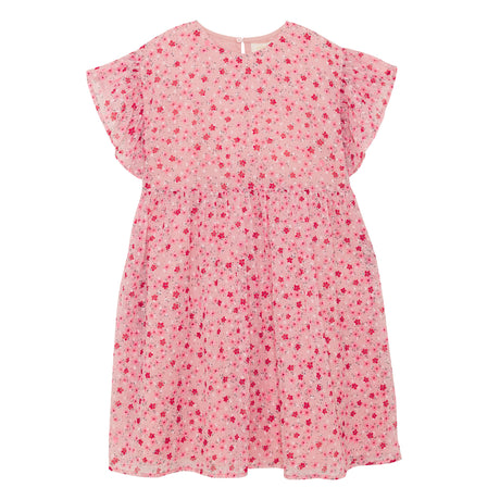 Robe Dobby Fleurs 2-14ans-Creamie-Rose-2-CRM-823110-5506-CLÉMENT
