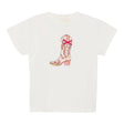 T-shirt Botte Cowgirl 4-14ans-Creamie-Blanc-4-CRM-823128-1103-CLÉMENT