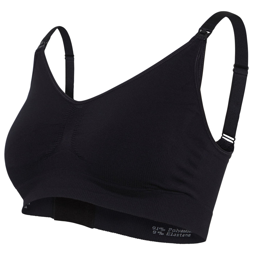 Soutien-Gorge d'Allaitement Sans Coutures-Carriwell-Noir-S-CRW-3020-3023-CLÉMENT