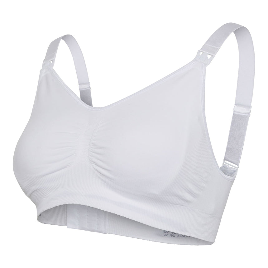 Soutien-Gorge d'Allaitement Rembourré Sans Coutures-Carriwell-Blanc-S-CRW-3300-3303-CLÉMENT