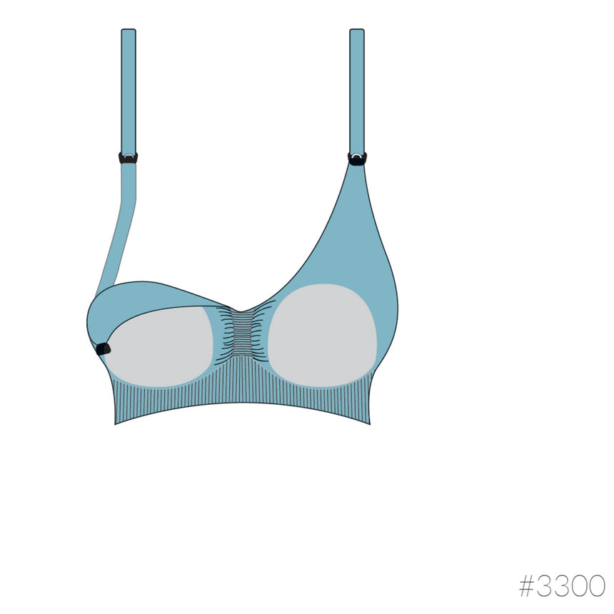Soutien-Gorge d'Allaitement Rembourré Sans Coutures-Carriwell-CRW-3320-3323-CLÉMENT