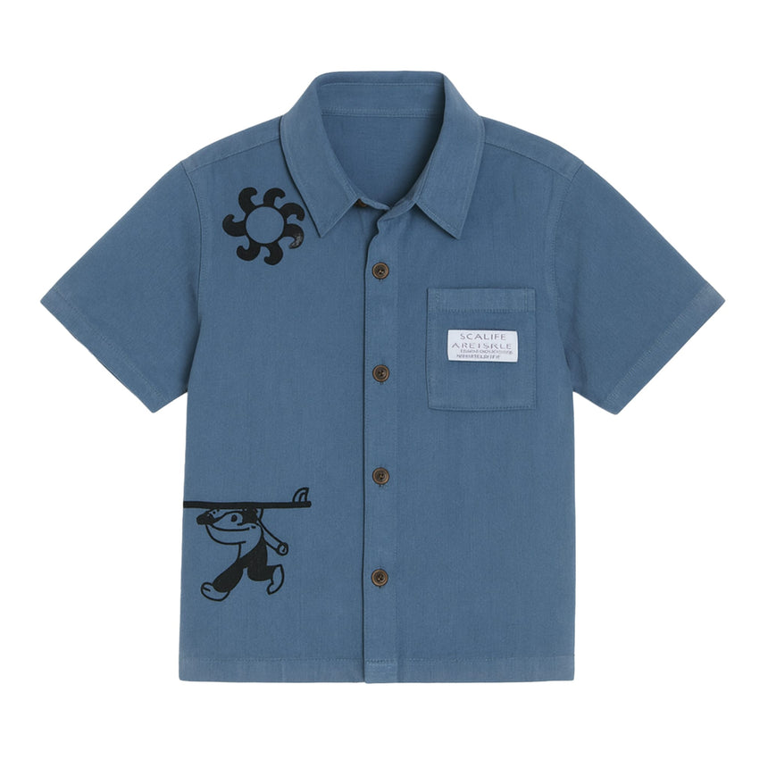 Chemise Aots Ty 1-8ans-Rip Curl-Bleu-1-2-CUR-00PTSH-CLÉMENT