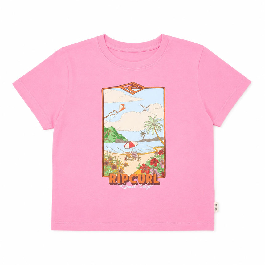 T-shirt Surf Vista 1-8-Rip Curl-Rose-1-2-CUR-059JTE-CLÉMENT
