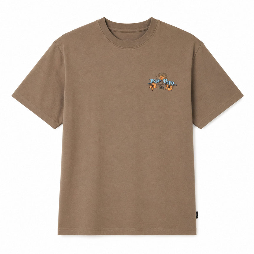T-shirt Hazed & Tubed 8-14ans-Rip Curl-Brun-8-CUR-15TBTE-CLÉMENT