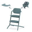 Chaise Haute 3-en-1 Lemo - Stone Bleu-Cybex-CYB-521003581-CLÉMENT
