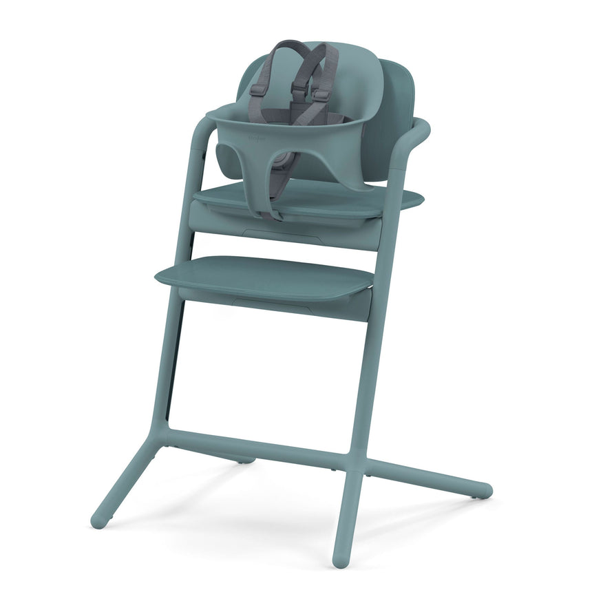 Chaise Haute 3-en-1 Lemo - Stone Bleu-Cybex-CYB-521003581-CLÉMENT