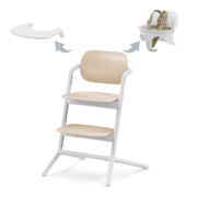 Chaise Haute 3-en-1 Lemo - Sable Blanc-Cybex-CYB-521003587-CLÉMENT