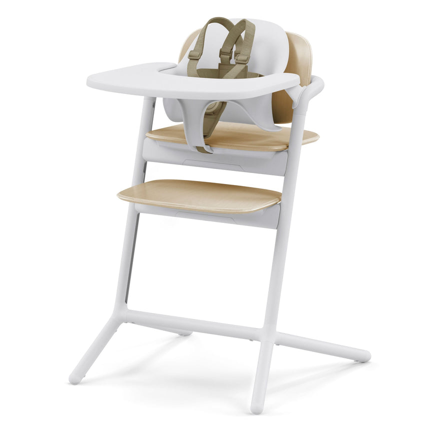 Chaise Haute 3-en-1 Lemo - Sable Blanc-Cybex-CYB-521003587-CLÉMENT
