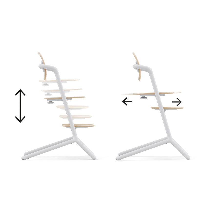 Chaise Haute 3-en-1 Lemo - Sable Blanc-Cybex-CYB-521003587-CLÉMENT