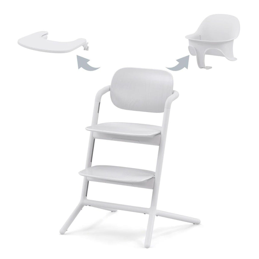 Chaise Haute 3-en-1 Lemo - Blanc-Cybex-CYB-521004827-CLÉMENT