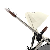 Poussette Gazelle S – Châssis couleur taupe avec siège Beige Coquillage-Cybex-CYB-522002367-CLÉMENT