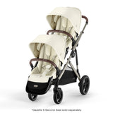 Poussette Gazelle S – Châssis couleur taupe avec siège Beige Coquillage-Cybex-CYB-522002367-CLÉMENT