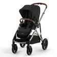 Poussette Gazelle S – Châssis Taupe avec siège Noir Moon-Cybex-CYB-522004955-CLÉMENT