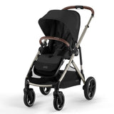Poussette Gazelle S – Châssis Taupe avec siège Noir Moon-Cybex-CYB-522004955-CLÉMENT