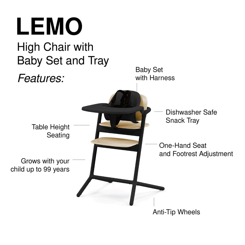 Chaise Lemo 3-en-1 + Tour d'Apprentissage-Cybex-CYB-523001519-CLÉMENT