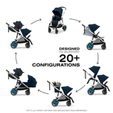 Poussette eGazelle S - Bleu Ocean-Cybex-CYB-524000533-CLÉMENT