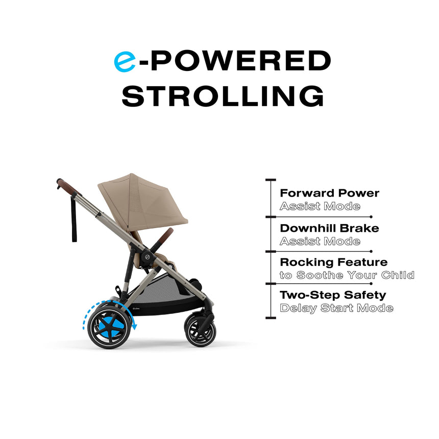 Poussette eGazelle S - Amande-Cybex-CYB-524000551-CLÉMENT