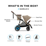 Poussette eGazelle S - Amande-Cybex-CYB-524000551-CLÉMENT