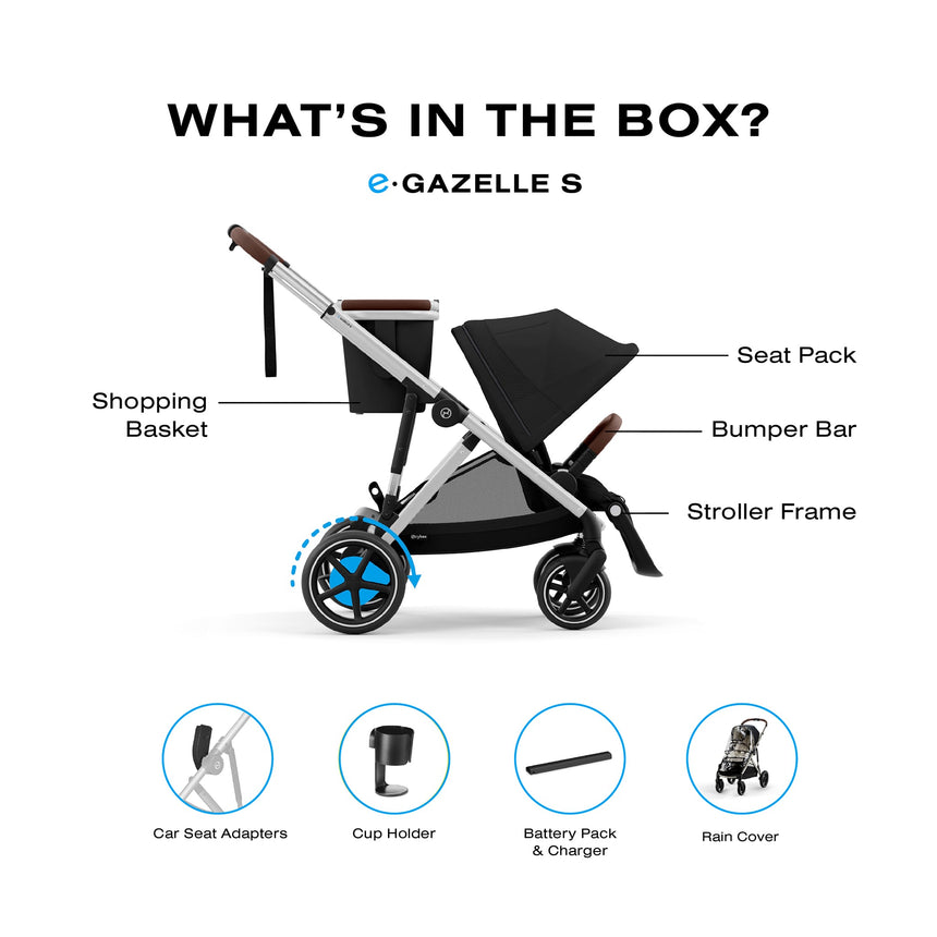 Poussette eGazelle S - Noir-Cybex-CYB-524000553-CLÉMENT