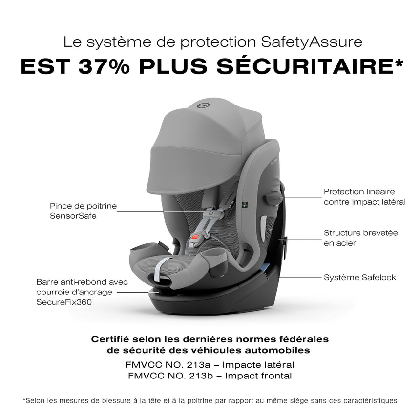 Siège d'Auto Callisto G 360 Rotatif - Stone Grey-Cybex-CYB-524000601-CLÉMENT