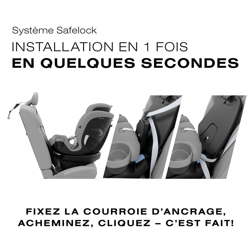 Siège d'Auto Callisto G 360 Rotatif - Stone Grey-Cybex-CYB-524000601-CLÉMENT