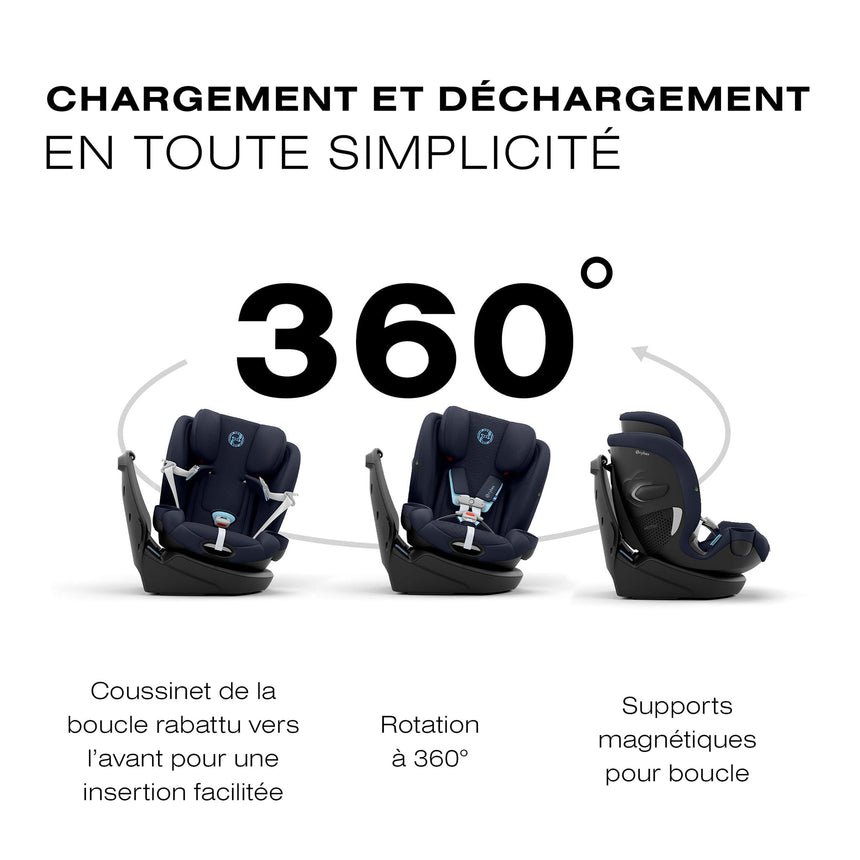 Siège d'Auto Callisto G 360 Rotatif - Ocean Blue-Cybex-CYB-524000602-CLÉMENT