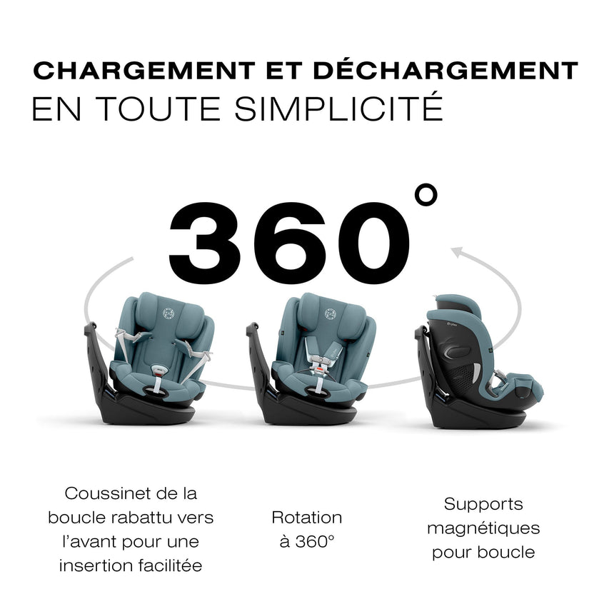 Siège d'Auto Callisto G 360 Rotatif - Stormy Blue-Cybex-CYB-524000603-CLÉMENT