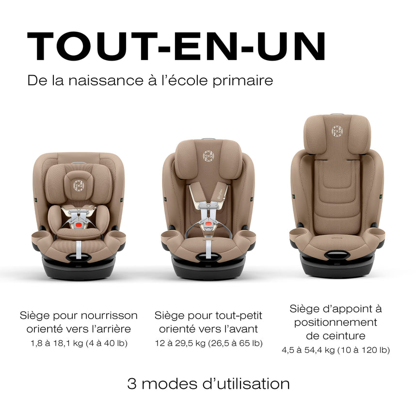 Siège d'Auto Callisto G 360 Rotatif - Almond Beige-Cybex-CYB-524000604-CLÉMENT